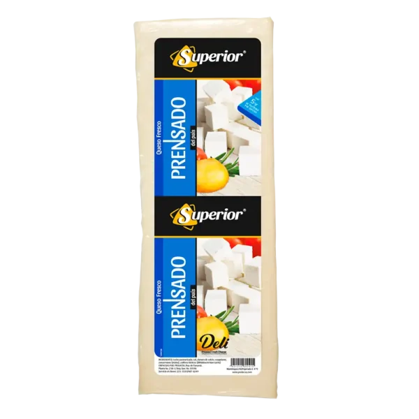 QUESO BLANCO PRENSADO BARRA 2.5 KG (2 UNIDADES)