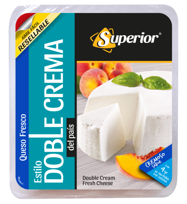 QUESO BLANCO ESTILO DOBLE CREMA 283 GR ( 8 UNIDADES )