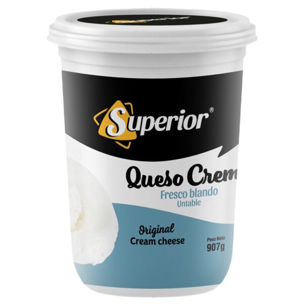 SUPERIOR QUESO CREMA 907 GR ( 8 UNIDADES )