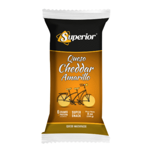 SUPERIOR QUESO CHEDDAR AMARILLO 226 GR ( 10 UNIDAES )